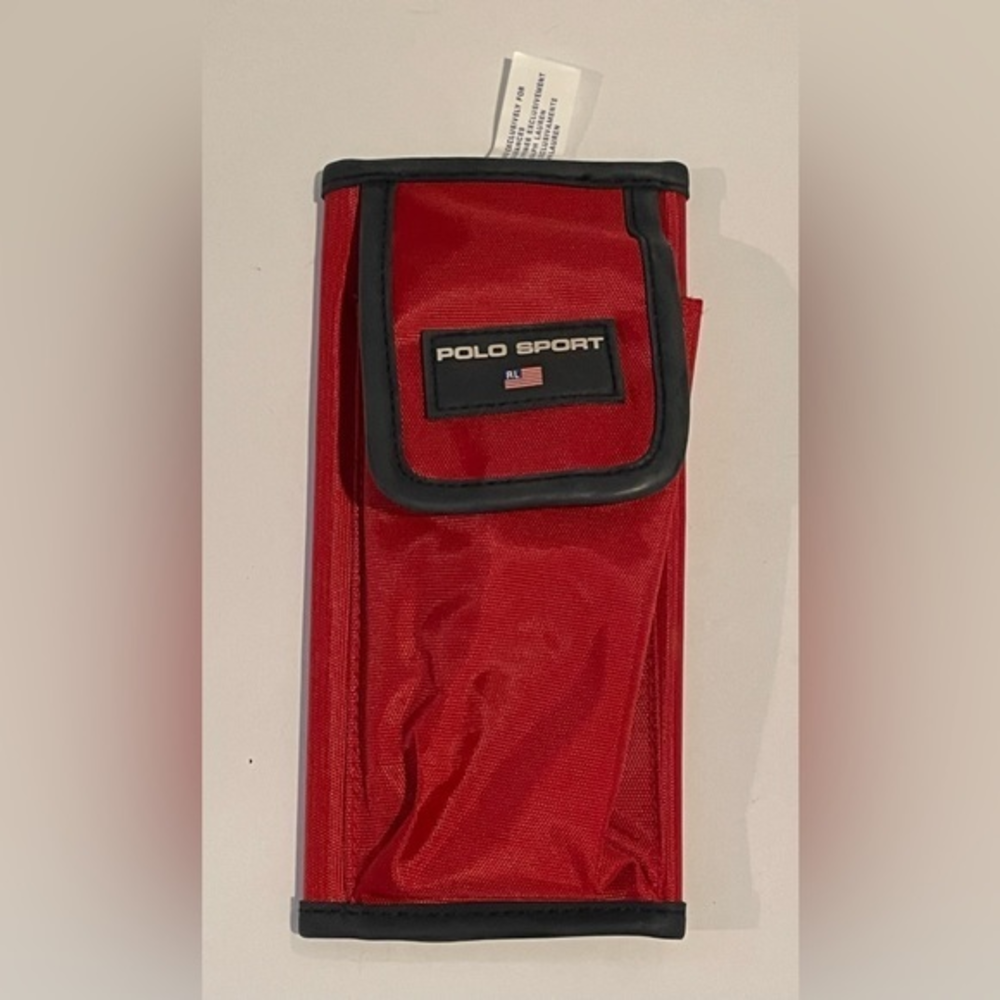 Vintage 90s Polo Sport Ralph Lauren Wallet Long‎ Trifold Pocketbook RARE